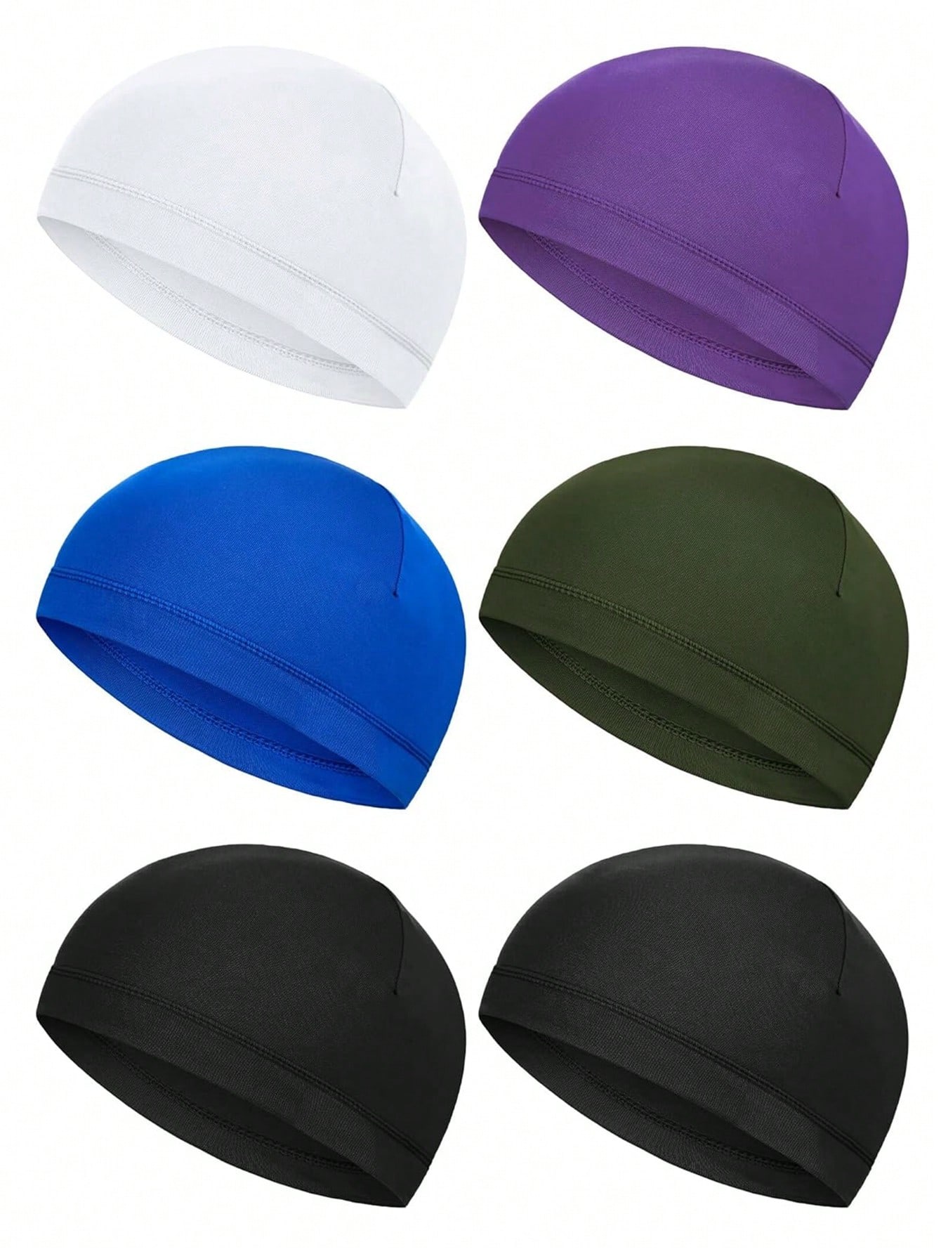 Skull Cap Helmet Liner - 1個入りスカルキャップ ヘルメットライナー 吸汗速乾キャップ ランニングハット サイクリングスカルキャップ 男女兼用、サイクリングやバイクに乗るのに適しています。
