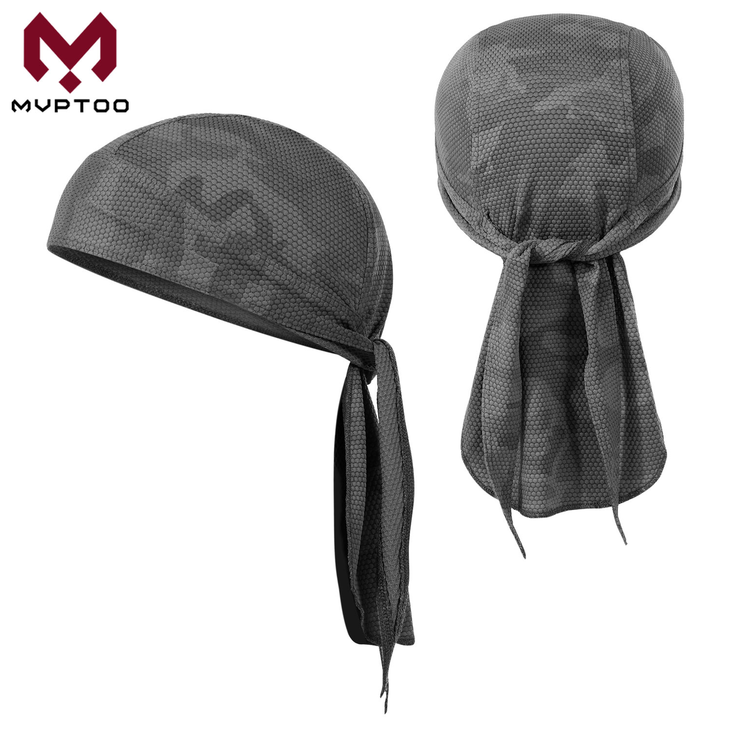 Skull Cap Helmet Liner - 速乾性、通気性に優れたクールなバンダナキャップ。ヘルメットの下に着用できるスカルキャップ。サイズ調整可能で、日焼け防止にも。サイクリング、ランニング、アウトドアに最適。