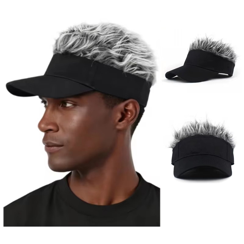 Visor Sun Hat - 合成ゴルフ野球帽 スポーツ ランニング ハイキング サンハット ファンシーパーティー