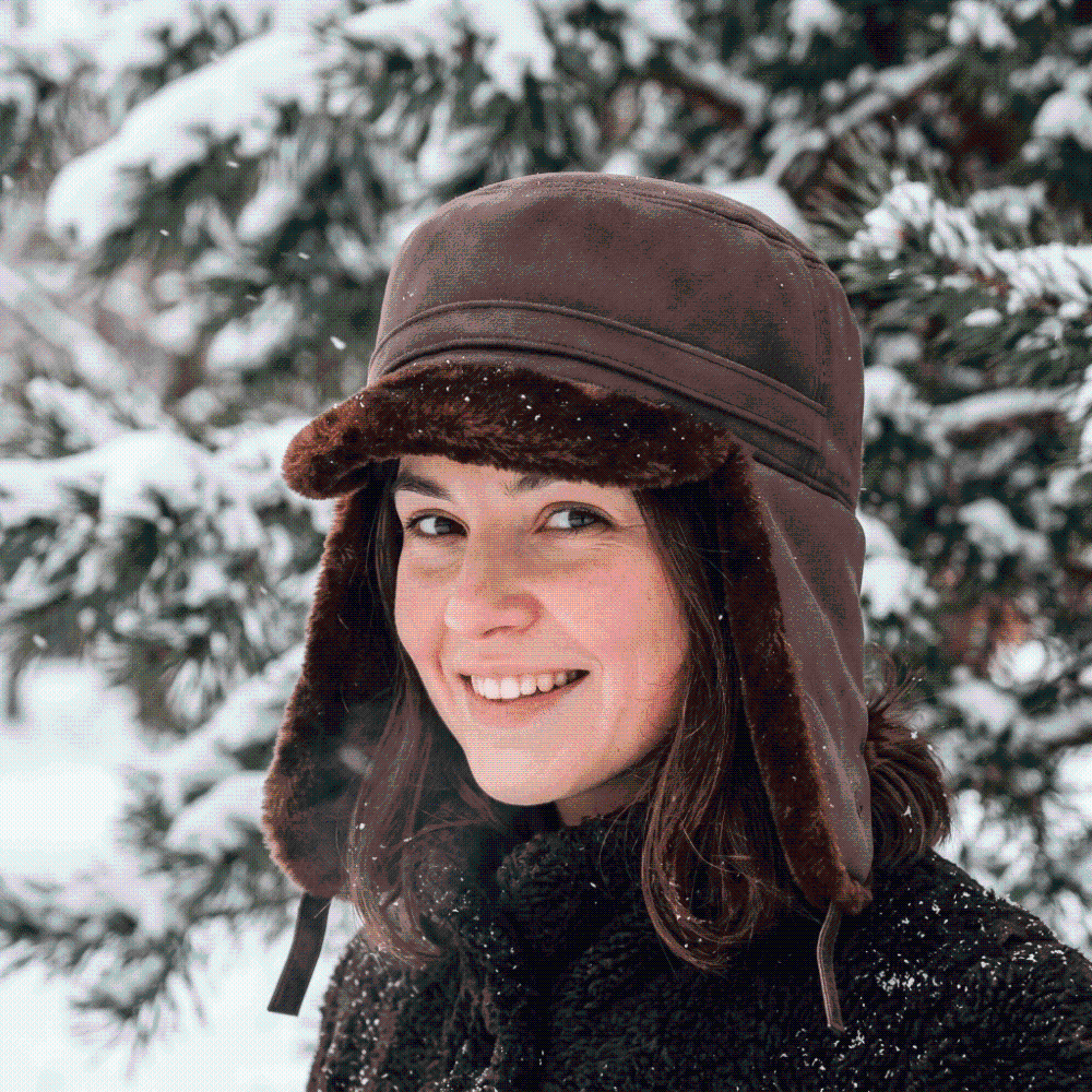 Trapper Hat Ear Flap - 防風性に優れたメンズキャップ、厚手の冬用トラッパーハット、保温性のあるソフトなレイフェンキャップ、通気性があり、サイズ調整可能なイヤーフラップ付き、フラットトップ、お父様へのプレゼントに最適。