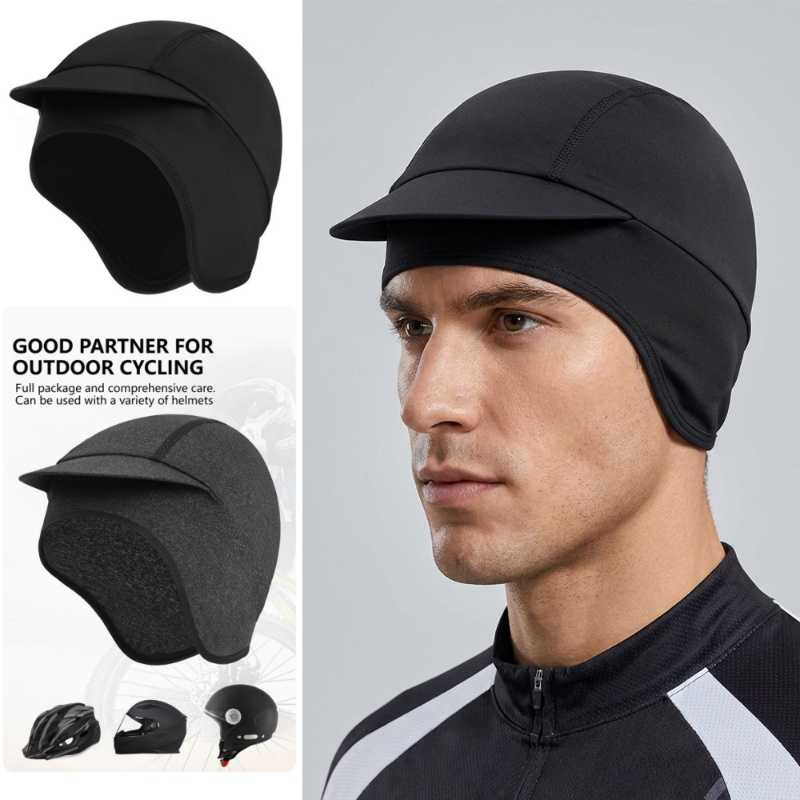 オートバイサイクリングヘルメットライナーヘッドラップキャップ - Skull Cap Helmet Liner のレビューと価格