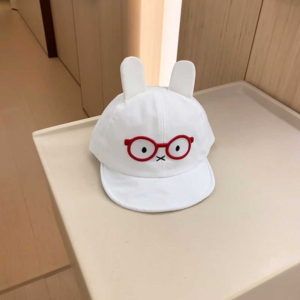 かわいいミッフィーかわいい野球帽キーキャップ漫画ウサギの耳立 - Snapback Hat Flat のレビューと価格