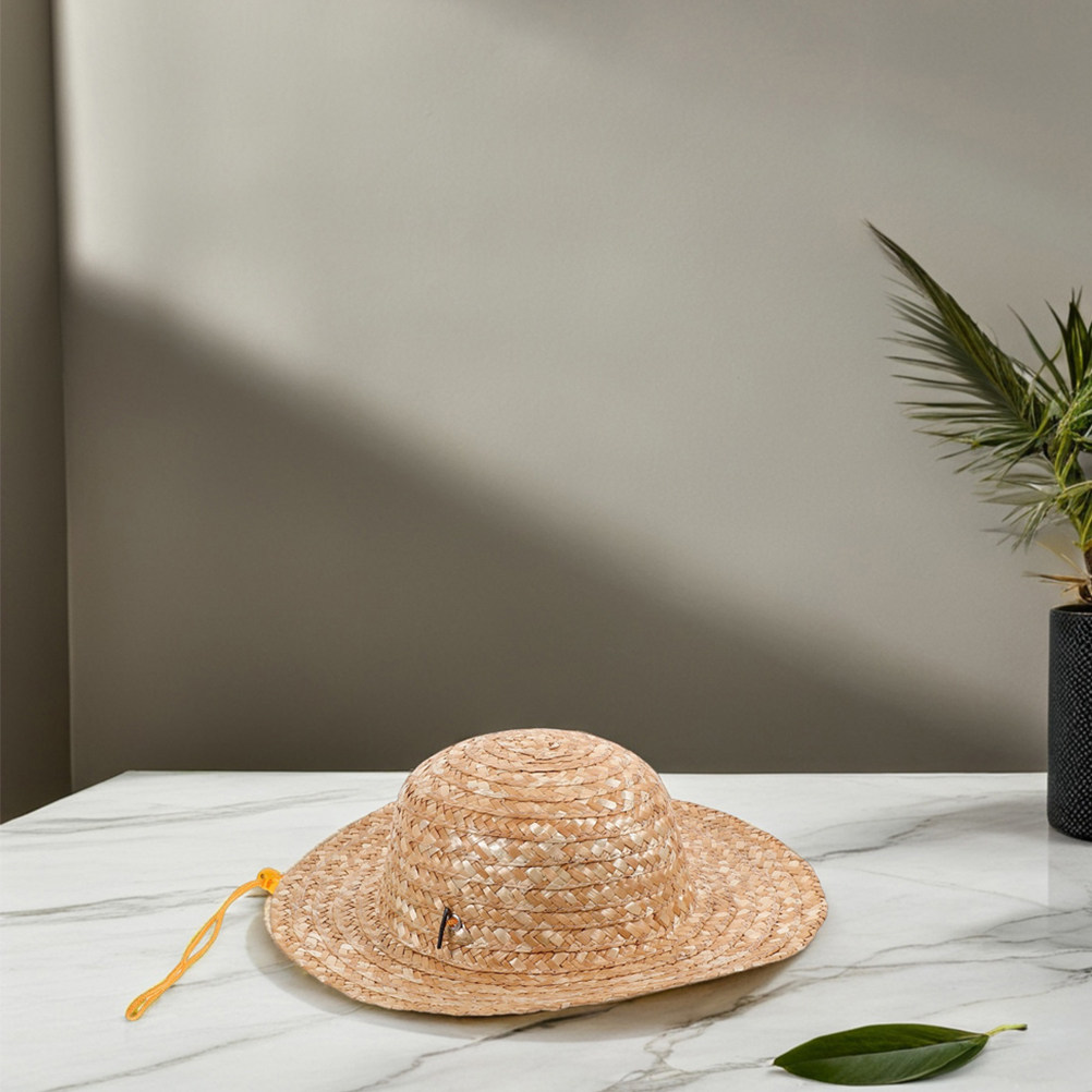 子供用ストロー素材のつば広帽子2枚セット。軽量で通気性が良く - Sun Hat Wide Brim のレビューと価格