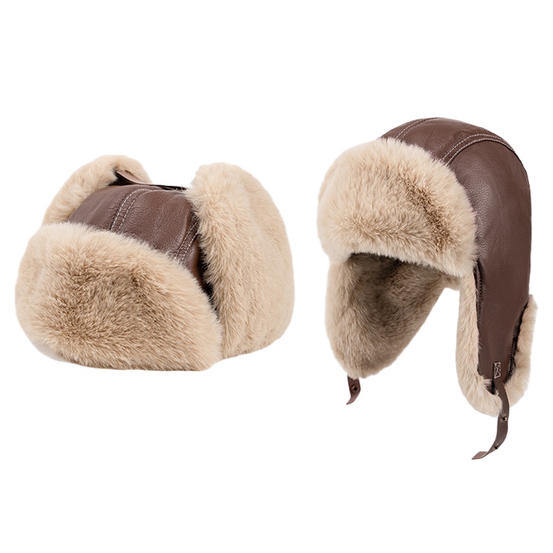 冬用厚手暖かいロシア風ウシャンカ帽子、男女兼用パイロット/ア - Trapper Hat Ear Flap のレビューと価格