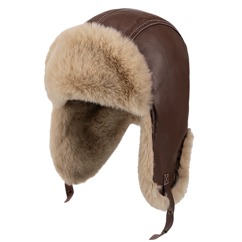 冬用厚手暖かいロシア風ウシャンカ帽子、男女兼用パイロット/ア - Trapper Hat Ear Flap のレビューと価格