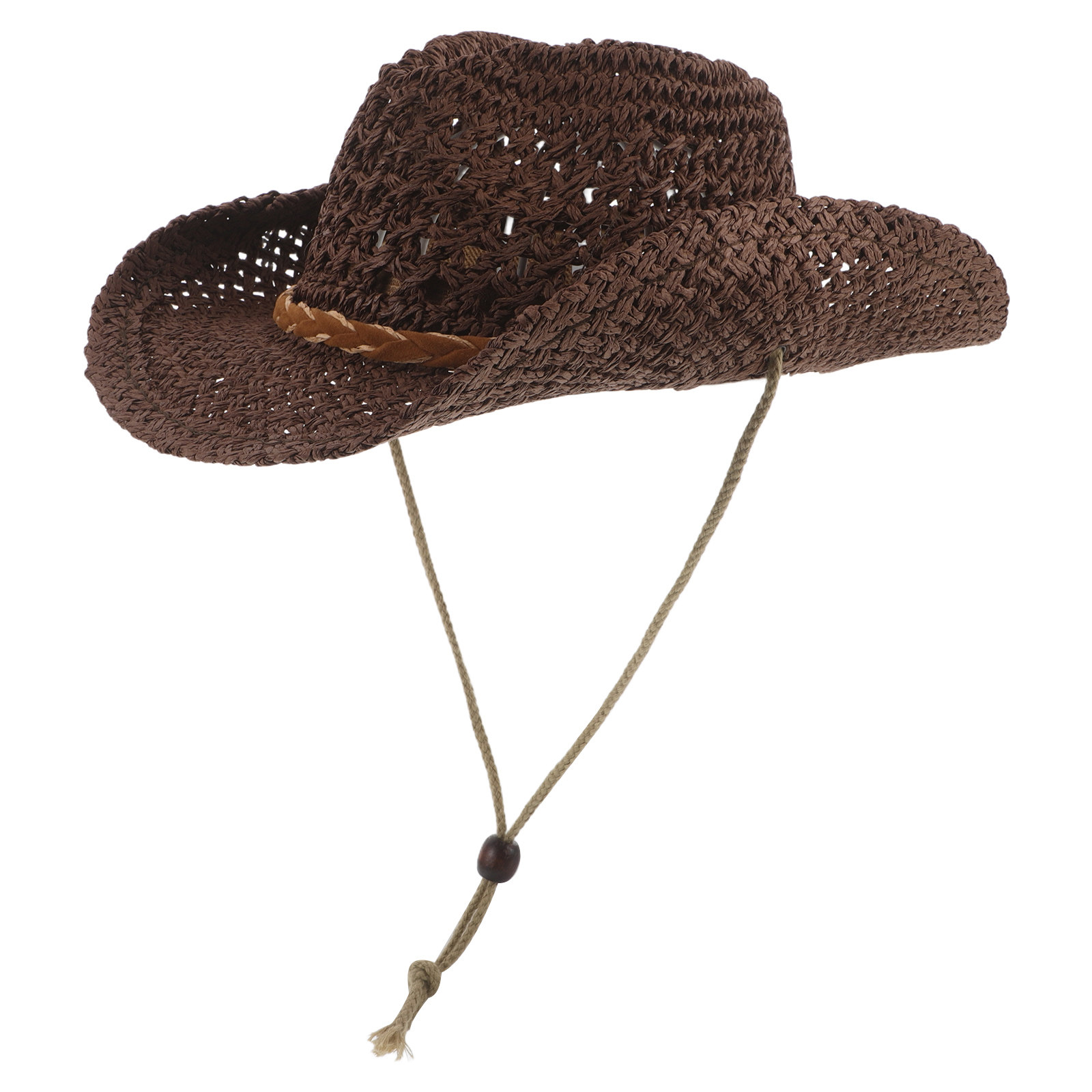 写真撮影用、子供用ストロー素材のつば広帽子。ビーチ、ハイキン - Sun Hat Wide Brim のレビューと価格