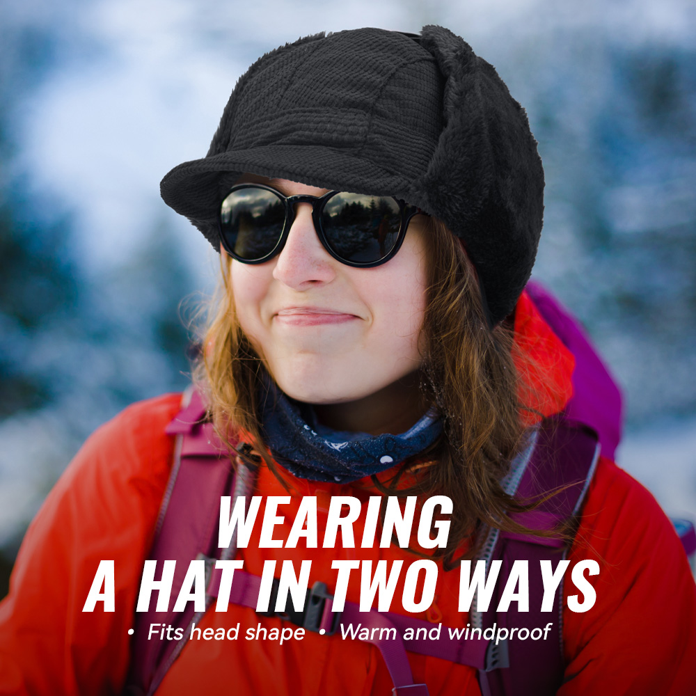 WRELS 冬用トラッパーハット 防風 暖かい耳保護 サイク - Trapper Hat Ear Flap のレビューと価格