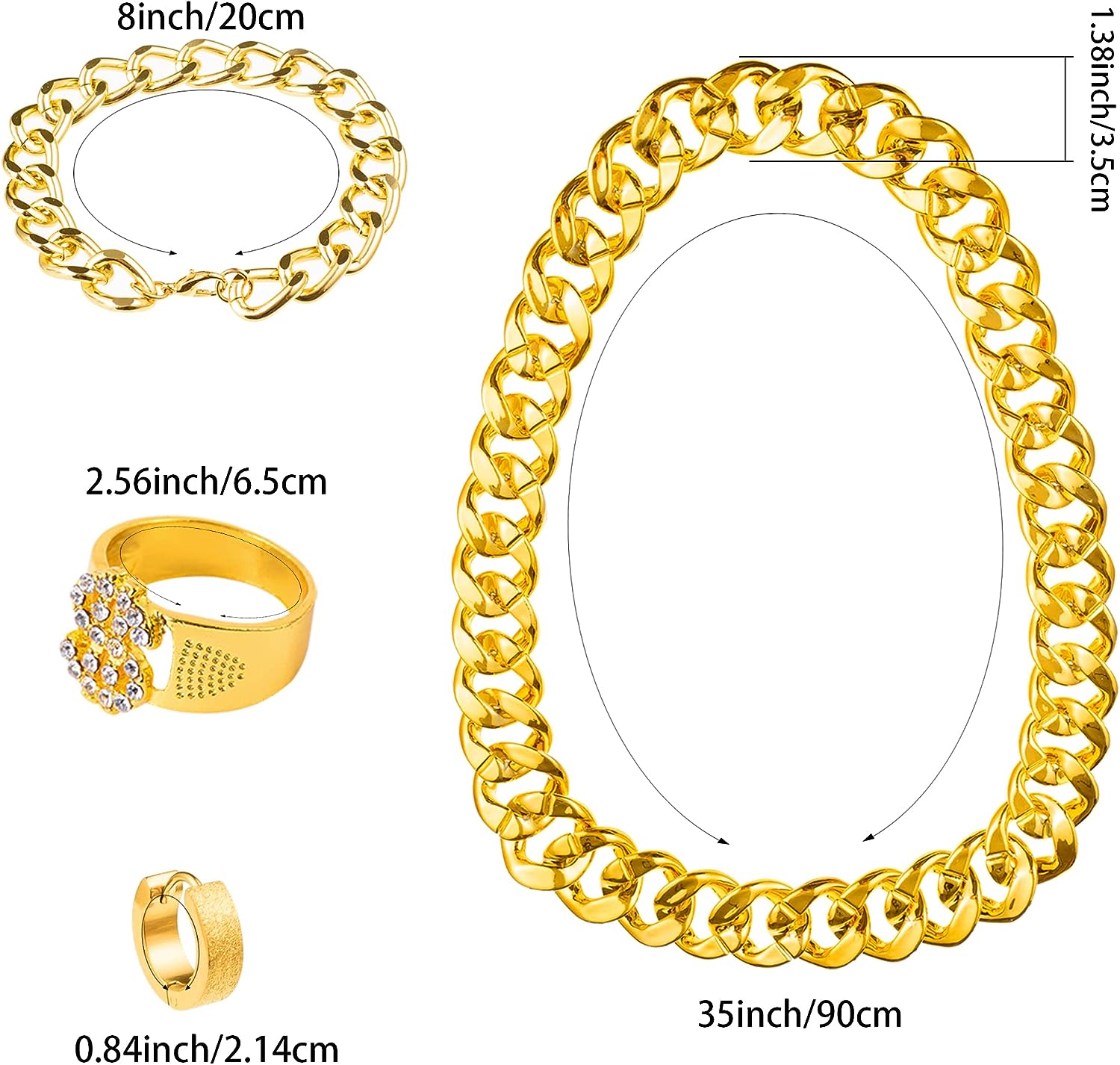 Pesenar-ヒップホップコスチュームキット,金メッキの金 - Snapback Hat Flat のレビューと価格